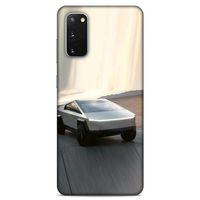 Lopard Samsung Galaxy S20 Uyumlu Kılıf PickUpX (17) Tasarım Kılıf Gümüş Gri