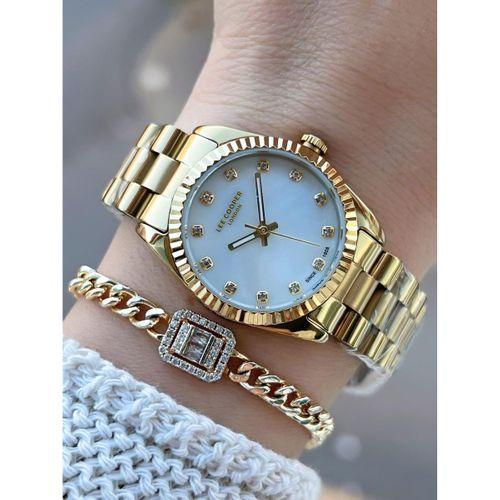 Lee Cooper Çelik Kordonlu 3 Atm Suya Dayanıklı 2 Yıl Garantili Kadın Kol Saati BC.08212.120