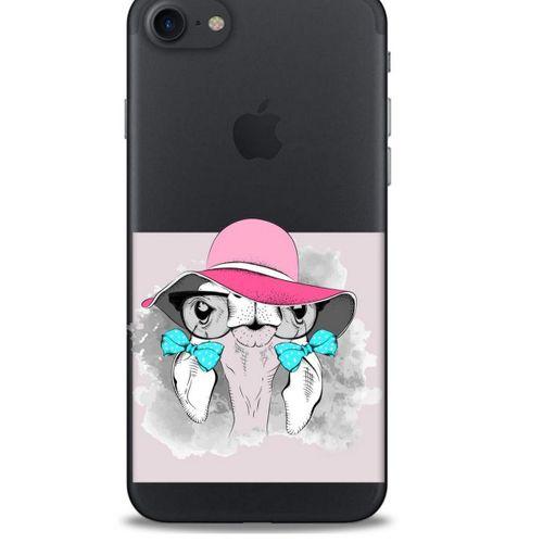 Zoologix (63) Apple Iphone 8 Şeffaf Kılıf Silikon Desenli