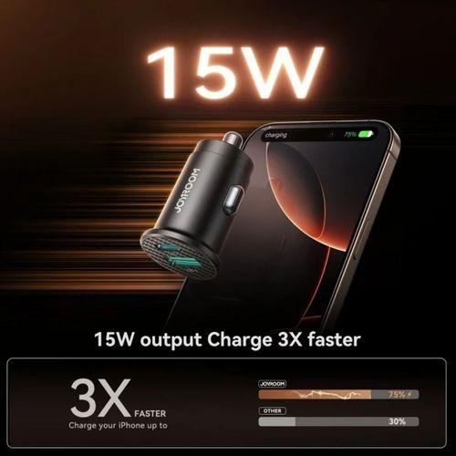 Joyroom JR-CCN16 15W 2 Çıkışlı Usb ve Type-c Mini Araç Şarj