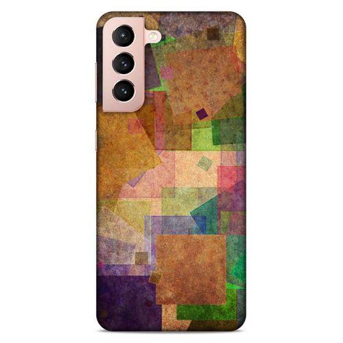 Lopard Samsung Galaxy S21 Uyumlu Kılıf Soyut Sanat (37) Baskılı Silicone Cover