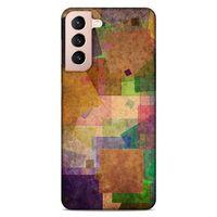 Lopard Samsung Galaxy S21 Uyumlu Kılıf Soyut Sanat (37) Baskılı Silicone Cover