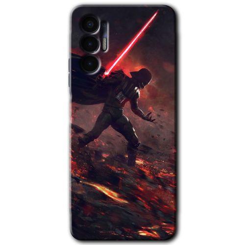 Tecno Spark 8 Pro Kılıf HD Desen Baskılı Arka Kapak - Darh Vader Wars