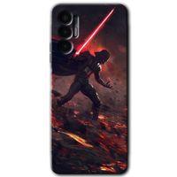 Tecno Spark 8 Pro Kılıf HD Desen Baskılı Arka Kapak - Darh Vader Wars