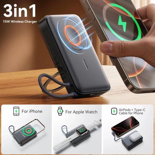 Joyroom JR-PBM02 20W 10.000 Mah Kablolu 3 İn 1 Magsafe Powerbank