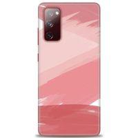 Samsung Galaxy S20 FE Kılıf HD Baskılı Kılıf - Pembe Palet + Tam Ekran Koruyucu