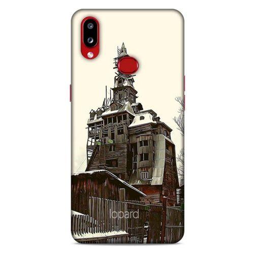 Samsung Galaxy A10s Kılıf Dünya Mimarisi (40) Fit Silikon Kılıf Wooden Gagster House