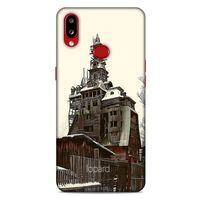 Samsung Galaxy A10s Kılıf Dünya Mimarisi (40) Fit Silikon Kılıf Wooden Gagster House