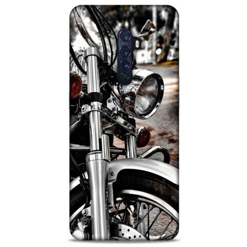 Oppo Reno 2 Uyumlu Kılıf Motorsiklet (49) Ultra Silikon Kılıf Harley