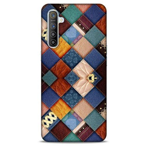Oppo Realme XT Kılıf Patchwork (31) TPU Kılıf Karışık Renkli