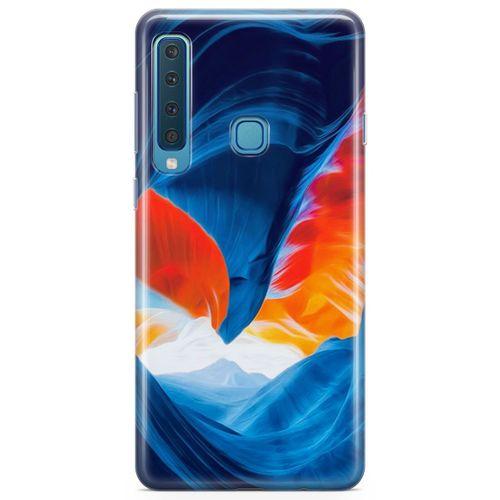 Samsung Galaxy A9 2018 Kılıf Turuncu Kanyon Arka Kapak Koruma Desenli Full Koruyucu