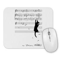 Muzik Notalı Kedi Mouse Pad