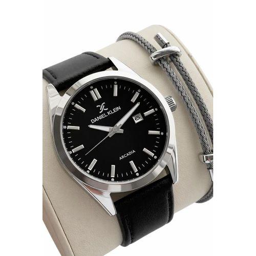 Daniel Klein Deri Kordon Takvimli Kadran 2 Yıl Garantili 3 Atm Dayanıklı Erkek Kol Saati E14272-1
