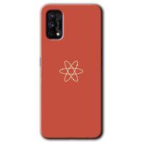 Realme 7 Pro Kılıf HD Desen Baskılı Arka Kapak - Atom + Kırılmaz Cam