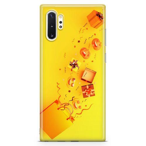 Samsung Galaxy Note 10 Plus Kılıf Alışveriş Çantası Arka Kapak Koruma Desenli Full Koruyucu