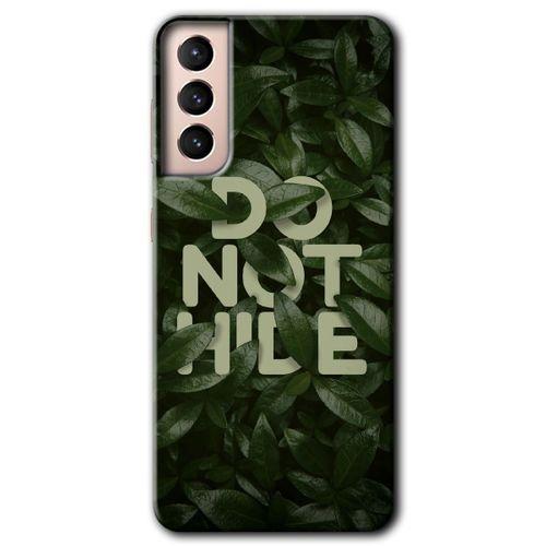 Potkal Hediye Fabrikası Samsung Galaxy S21 Plus HD Baskılı Kılıf + 9D Tam Ekran Koruyucu - Do Not Hide