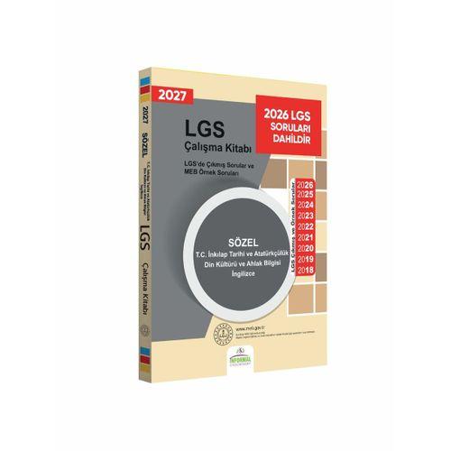 2027 LGS 8 Sınıf Çıkmış ve MEB Örnek Soruları Tarih-Din-İng Sözel Çalışma Kitabı A4 RENKLİ Baskı
