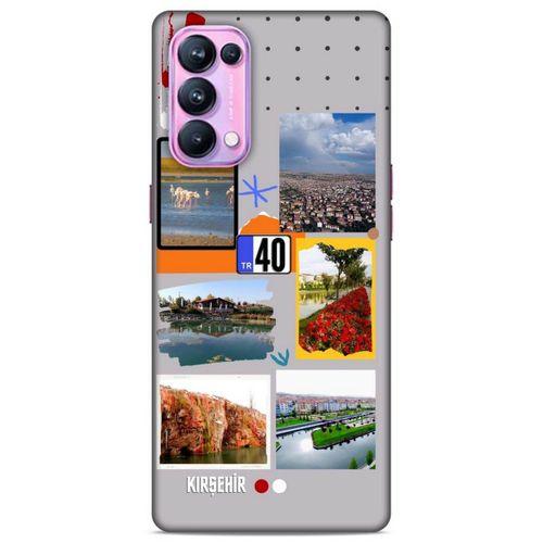 Lopard Oppo Reno 5 Pro 5G Uyumlu Kılıf Şehirli ※ (40) Kırşehir Fit Silikon Kılıf