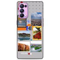Lopard Oppo Reno 5 Pro 5G Uyumlu Kılıf Şehirli ※ (40) Kırşehir Fit Silikon Kılıf