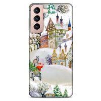 Lopard Samsung Galaxy S21 Uyumlu Kılıf SnowiX (25) Antişok Kapak