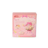 HK121 JAKİ ÇİÇEK BUKETİ 187 PARÇA BLOCK OYUNCAK