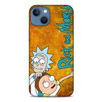 Apple iPhone 13 Mini Uyumlu Kılıf Rick And Morty (13) Silikon Kap Mr. Meeseeks