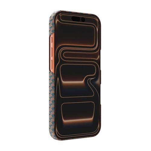 Apple iPhone 17 Pro Max Kılıf M-safe Şarj Özellikli Raptic Aramid Skin Origin Serisi Karbon Kapak