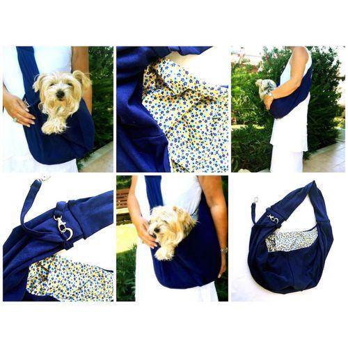 Köpek Taşima Çantası Lacivert
