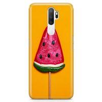 Oppo A5 2020 Kılıf Karpuz Şekeri Arka Kapak Koruma Desenli Full Koruyucu