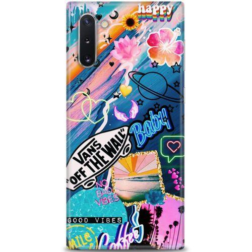 Samsung Galaxy Note 10 Kılıf HD Baskılı Kılıf - Happy Vans + Tam Ekran Koruyucu