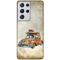 Lopard Samsung Galaxy S21 Ultra Uyumlu Kılıf Retro (36) Glitter Kılıf