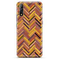 Lopard Casper Via F3 Uyumlu Kılıf Wood'X (39) Liquid Crystal Kılıf Baskılı