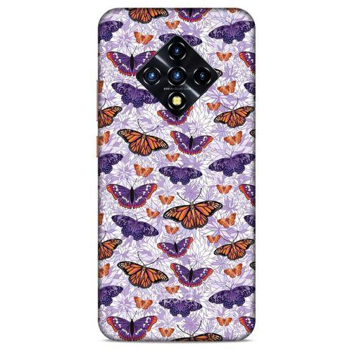 Lopard İnfinix Zero 8 Uyumlu Kılıf Kelebek Etkisi (45) Back Cover
