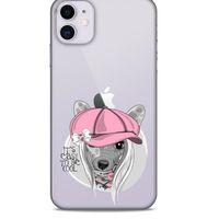 Zoologix (64) Apple iPhone 12 Şeffaf Kılıf Silikon Desenli