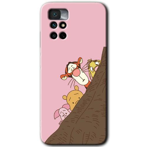 Redmi Note 11 4G Kılıf HD Desen Baskılı Arka Kapak - Winnie the Pooh + Kırılmaz Cam