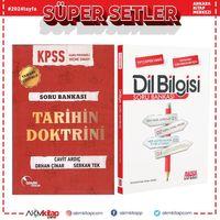 Doktrin KPSS Tarih ve AKM Dil Bilgisi Soru Bankası Seti 2 Kitap