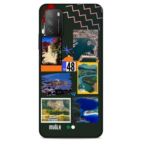 Lopard Xiaomi Poco M3 Uyumlu Kılıf Şehirli ※ (48) Muğla Bumper Kılıf