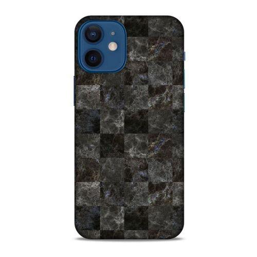 Mermer Desenli (47) Tema Crystal Flex Kılıf Zeytin Apple iPhone 12 Mini Kılıf