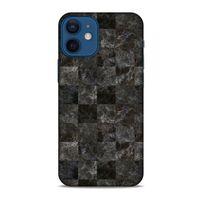 Mermer Desenli (47) Tema Crystal Flex Kılıf Zeytin Apple iPhone 12 Mini Kılıf