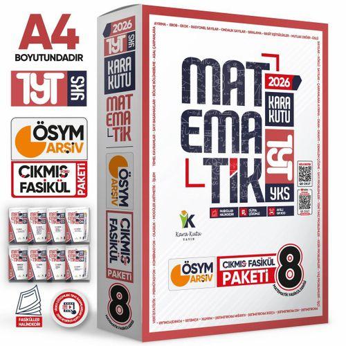 2026 YKS-TYT MATEMATİK Kara Kutu 8li Fasikül SETİ ÖSYM Çıkmış Soru Bankası Çözümlü Modüler PAKET