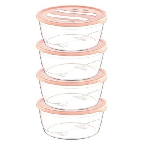 Krizma Yuvarlak Saklama Kabı 4 Lü No:1 Royaleks-ÇNK2153