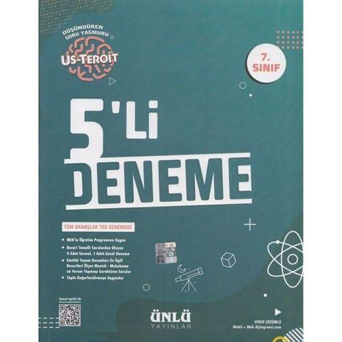 7. Sınıf Us Teroit 5 li Deneme Ünlü Yayıncılık