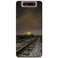 Lopard Samsung Galaxy A80 Uyumlu Kılıf Gece'S (33) Hybrid Kılıf Demiryolu