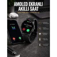 Akıllı Saat Amoled Ekran 3 Kordonlu Nfc Ve Gps Uyumlu