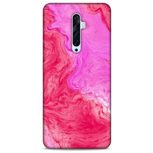 Oppo Reno 2z Uyumlu Kılıf Pembe Delisi (11) Tam Koruma Mermer