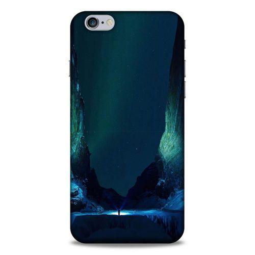 Lopard Apple Iphone 6 Plus Uyumlu Kılıf Gece'S (13) Silikon Kap Yeşil
