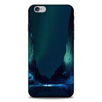 Lopard Apple Iphone 6 Plus Uyumlu Kılıf Gece'S (13) Silikon Kap Yeşil