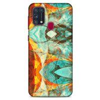 Samsung Galaxy M31 Kılıf Pastel Renkler (11) Tam Koruma Su Yeşili