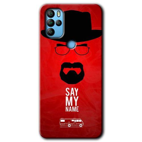 MRCİLETİSİM General Mobile GM 21 Pro Kılıf HD Desen Baskılı Arka Kapak + Temperli Cam - Say My Name