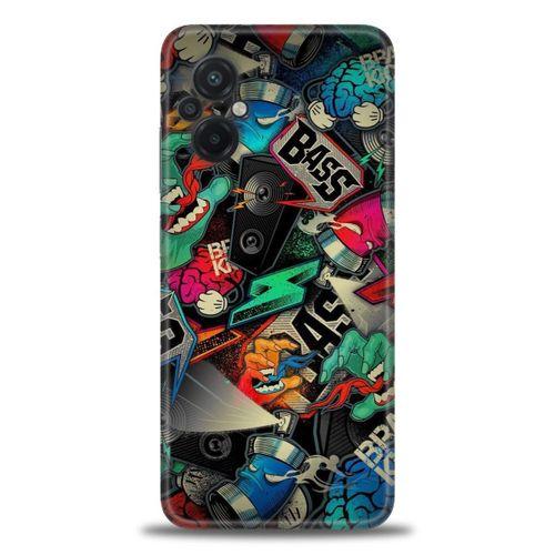 Xiaomi Poco M5 Kılıf HD Baskılı Kılıf - Bass + Tam Ekran Koruyucu